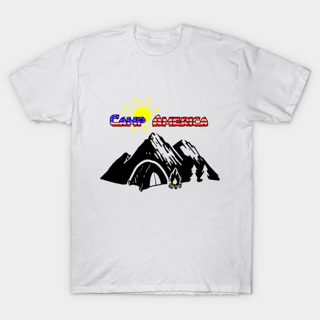 Camp America Camp Crystal Lake T-Shirt by Javacustoms